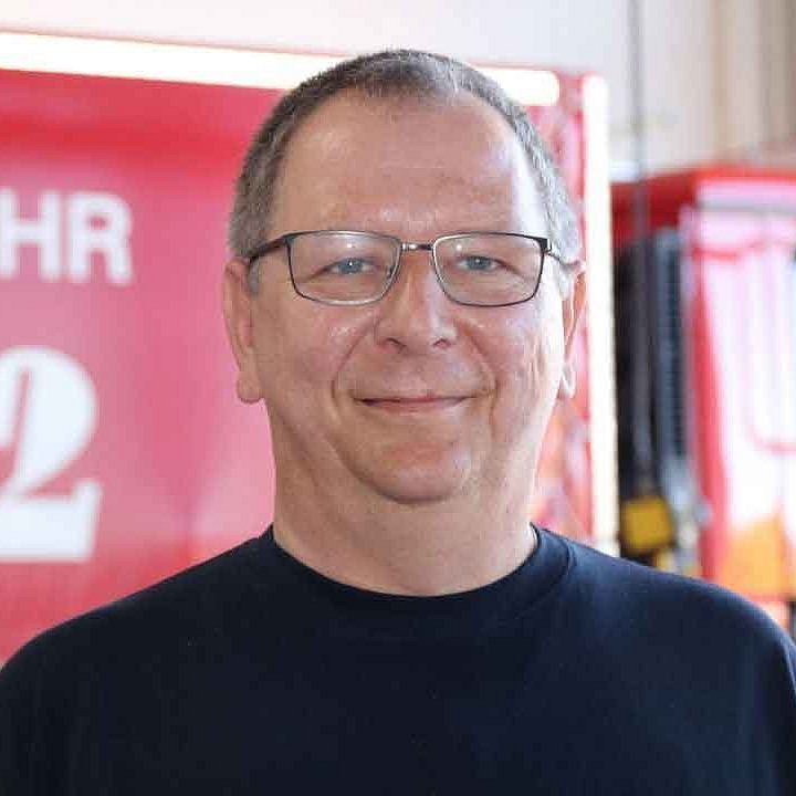Andreas Bauer arbeitet bei der Feuerwehr Frankfurt