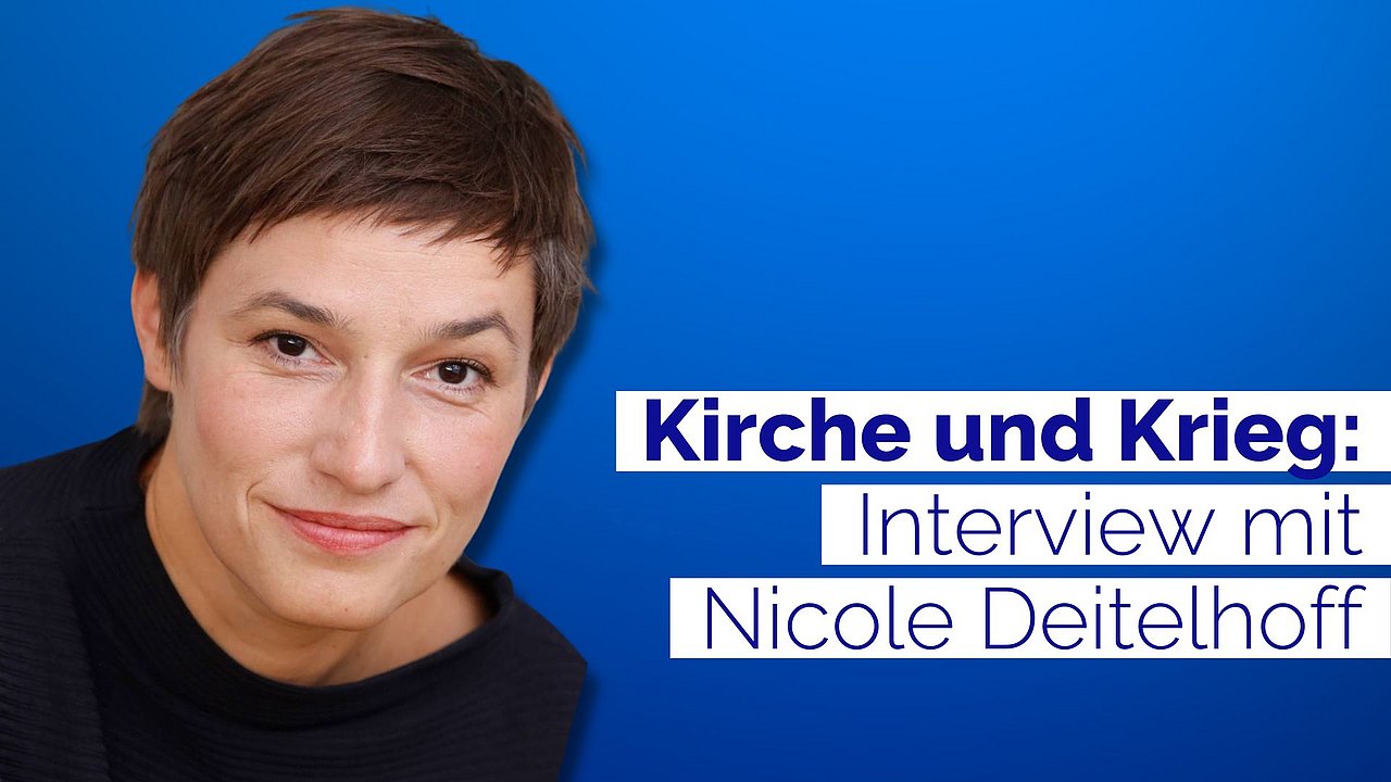 Nicole Deitelhoff ist Professorin für internationale Beziehungen und hält eine Rede auf der Reformationsfeier der EKHN