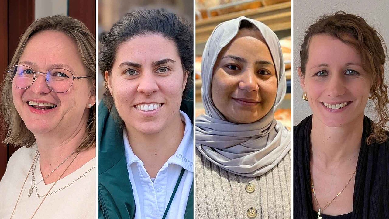 Portraits der 4 Frauen