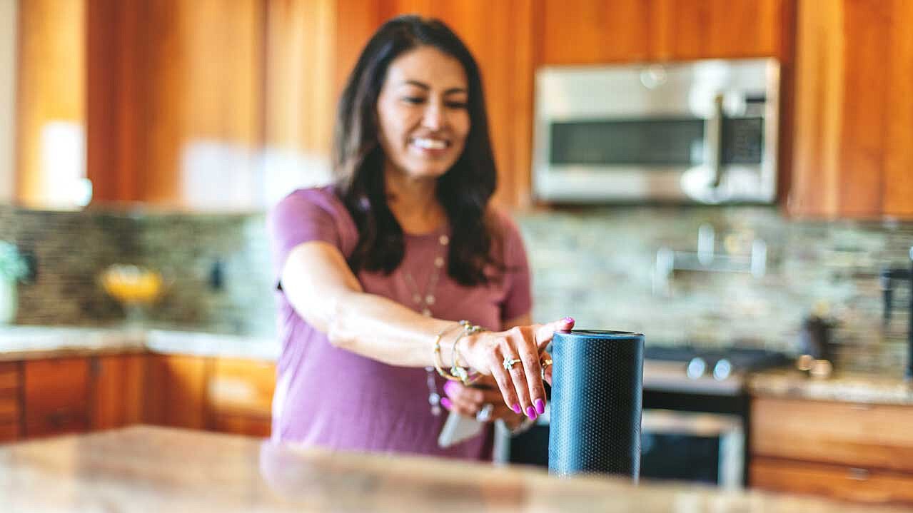 Amazons Alexa in der Wohnung