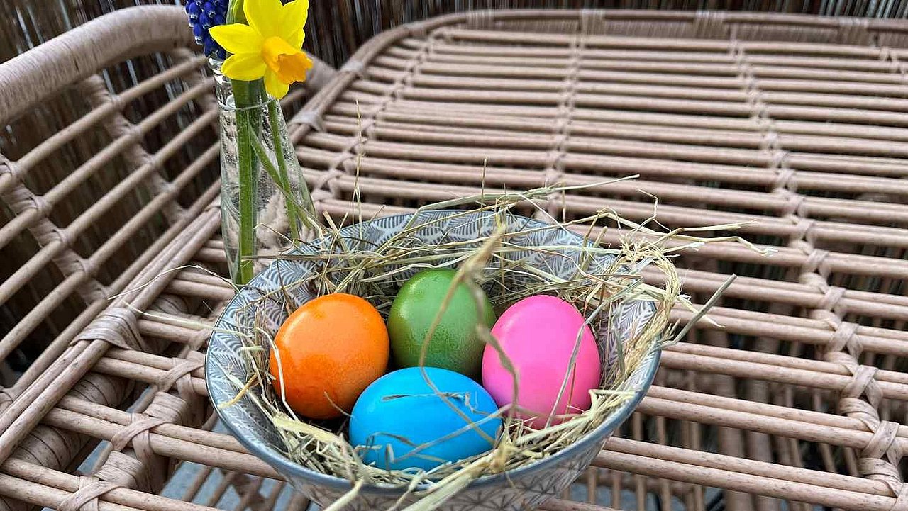 Ganz ohne Plastik: Nachhaltiges Osternest.