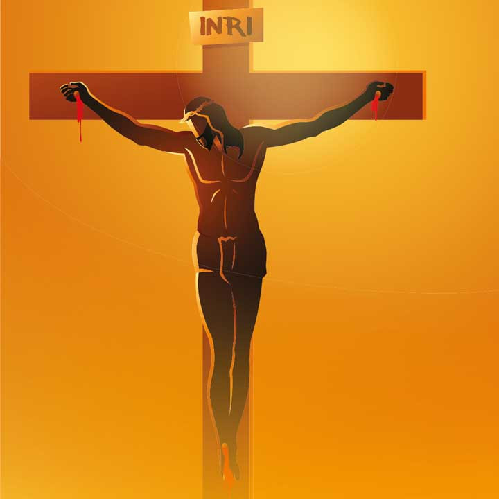 Jesus Christus am Kreuz