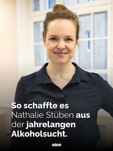 Heute hilft Nathalie Stüben anderen aus der Sucht