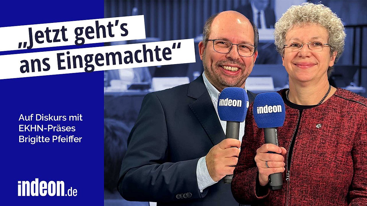 Auf Diskurs mit der Synoden-Chefin Birgit Pfeiffer