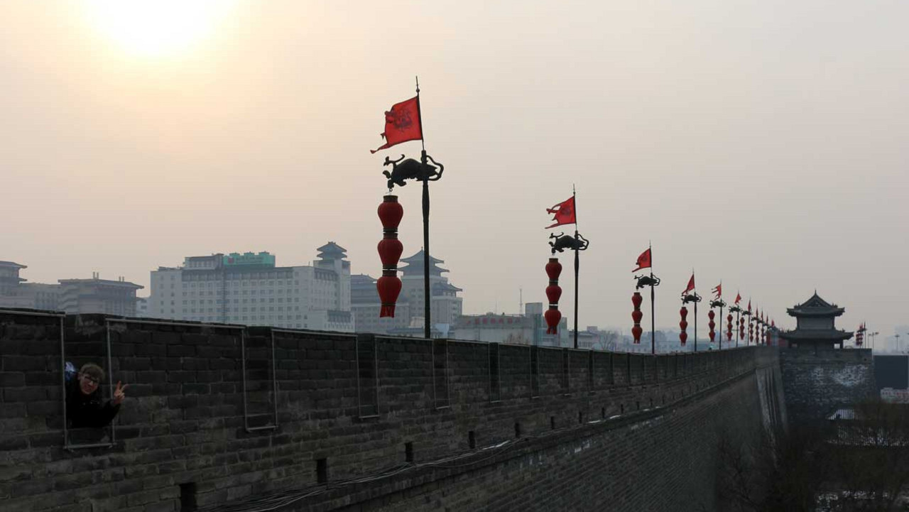 Die Stadtmauer von Xian ist die größte und heute vollständigste Stadtmauer in der Volksrepublik China.