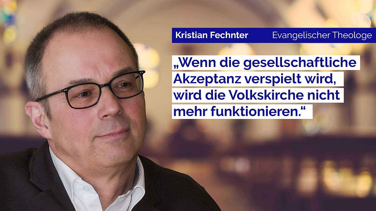 Kristian Fechtner zum Mitgliederschwund der Kirchen