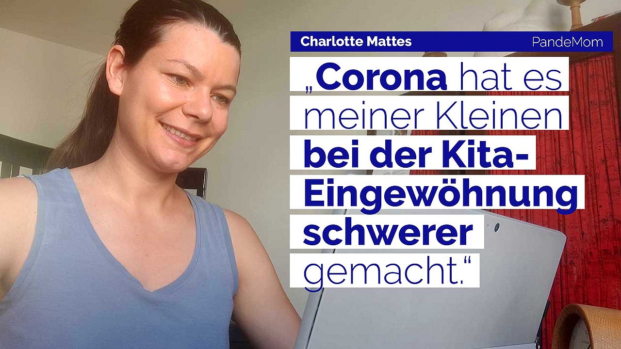 Charlotte hat während Corona ihre Tochter auf die Welt gebracht. Nun ist sie nach der Elternzeit zurück in der Redaktion. Sie sagt:„Corona hat es meiner Kleinen bei der Kita- Eingewöhnung schwerer gemacht.“