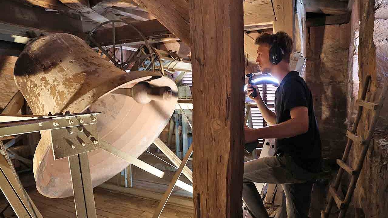 Fabio Tali nimmt Glockengeläut auf