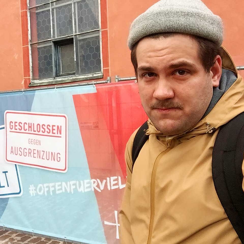 Steffen ist für uns in Hanau unterwegs