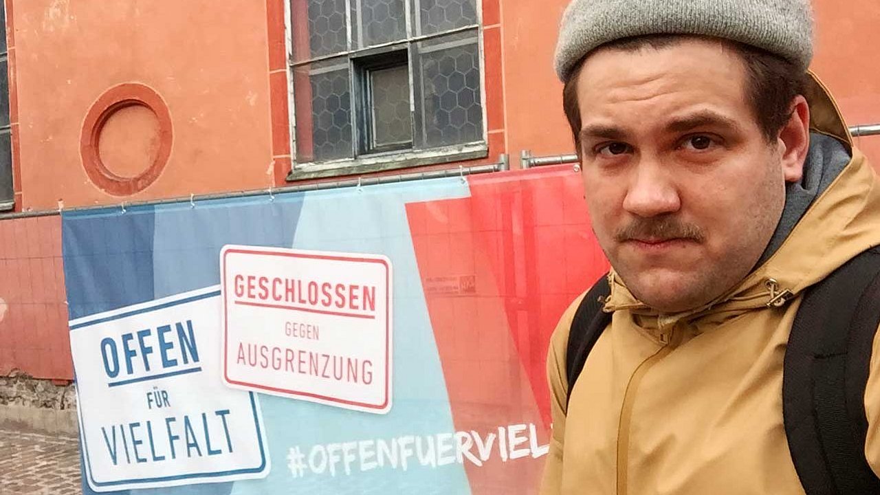 Steffen ist für uns in Hanau unterwegs