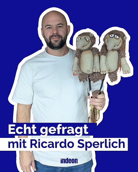 Ricardo Sperlich ist Puppenspieler – und lebt ein ungewöhnliches Familienleben. 