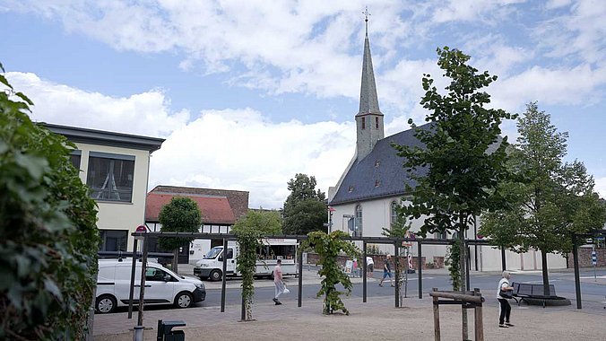 Die evangelische Kirche in Egelsbach