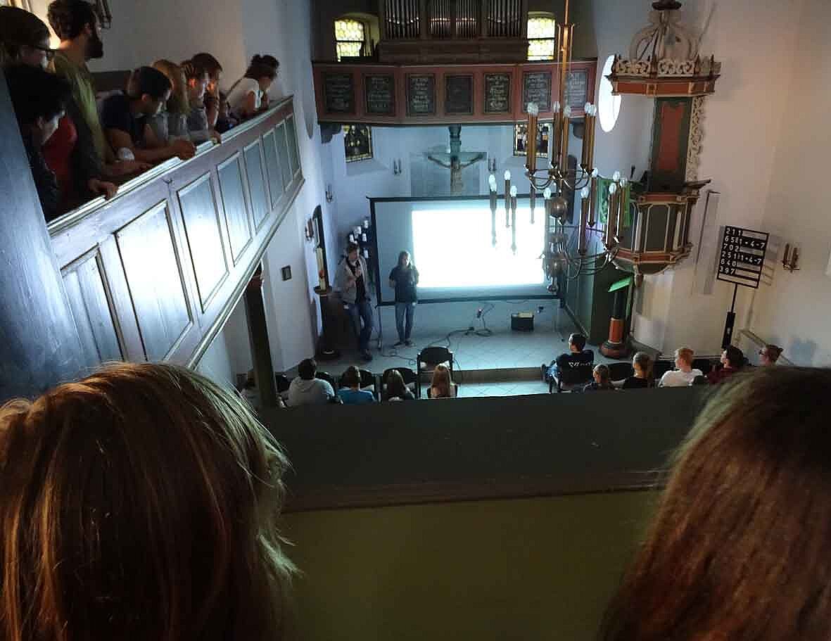 Präsentation der XDAYS in der Kirche