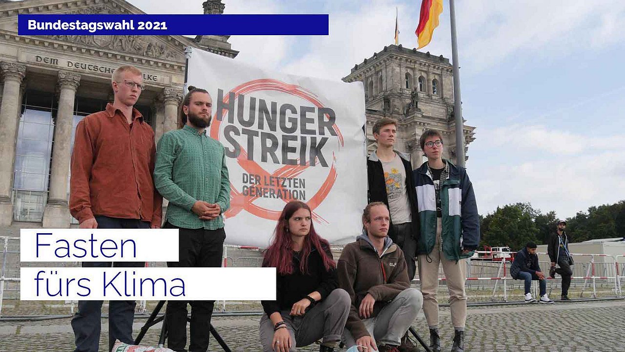 Protestaktion in Berlin für das Klima