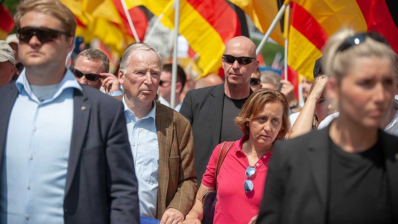 AfD-Demonstration in Berlin mit Alexander Gauland und Beatrix von Storch