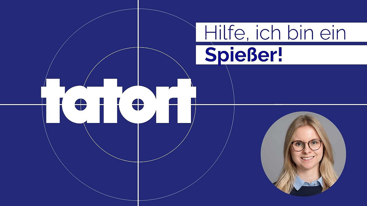 Tatort-Logo und Foto von Carina