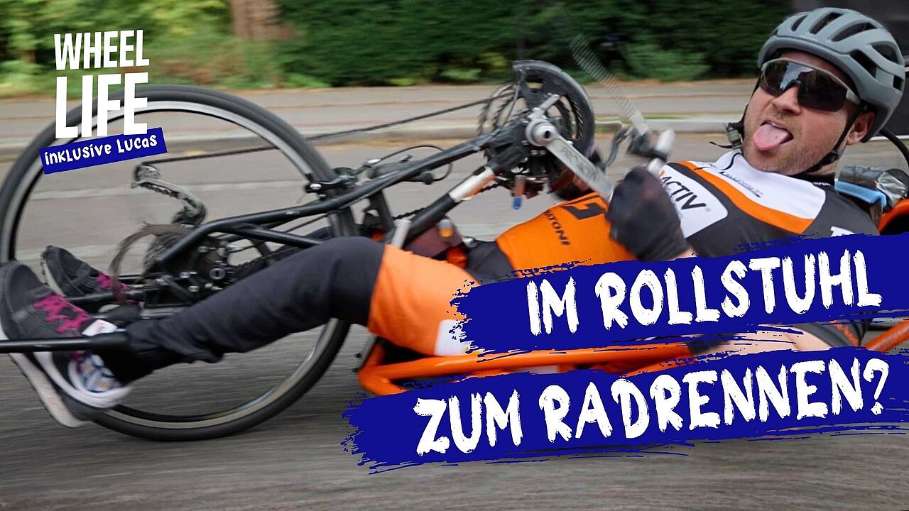 Im Rollstuhl zum Radrennen?