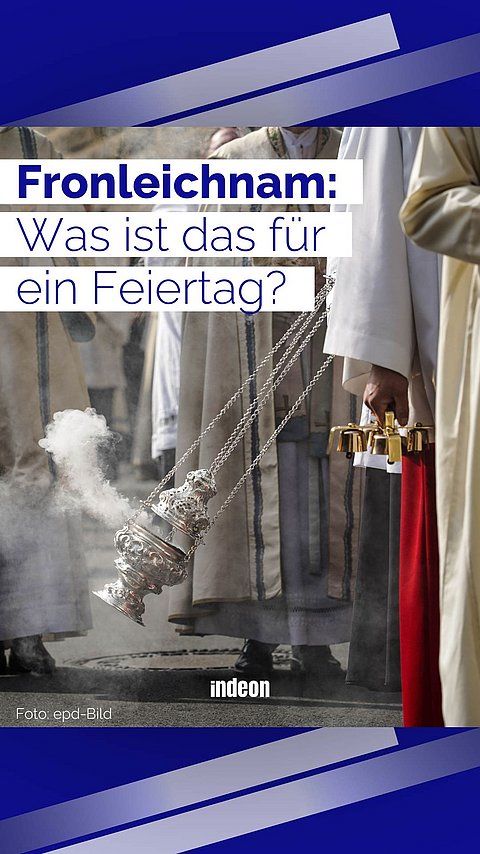 Weihrauch wird geschenkt und wir fragen warum Fronleichnam gefeiert wird.