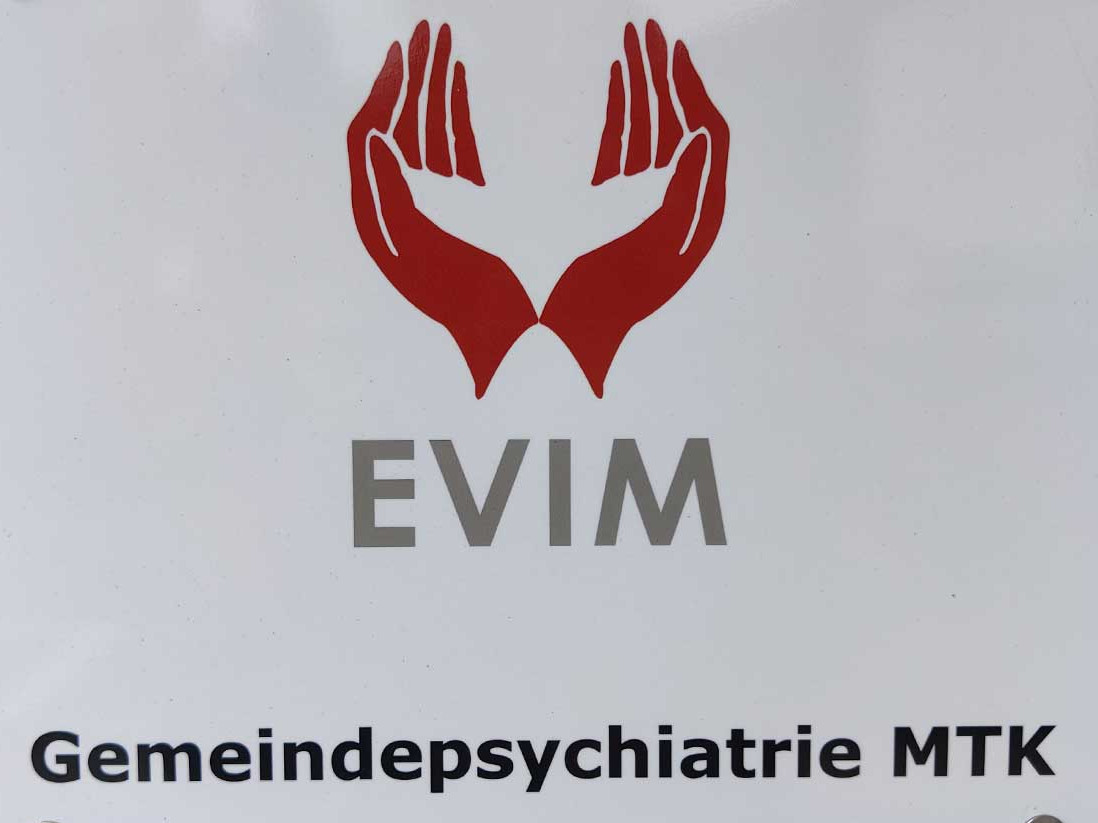 Logo EVIM, zwei haltende offene Hände