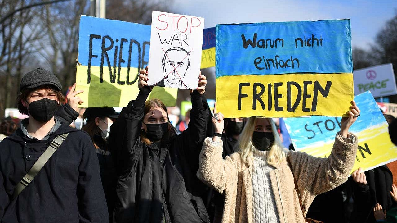 Demo für Frieden in der Ukraine