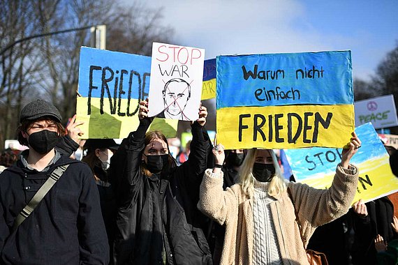 Demo für Frieden in der Ukraine