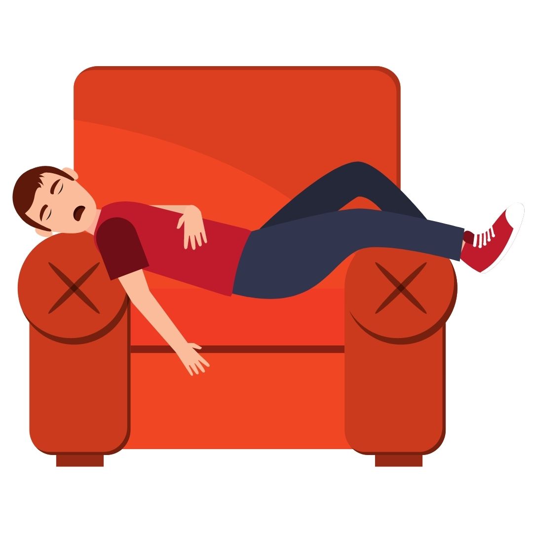 Der Sofa-Schläfer-Typ