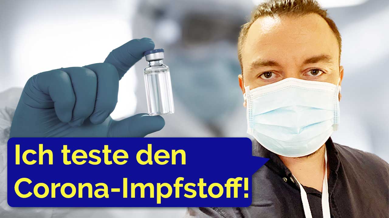 Joe testet in Mainz den Corona-Impfstoff