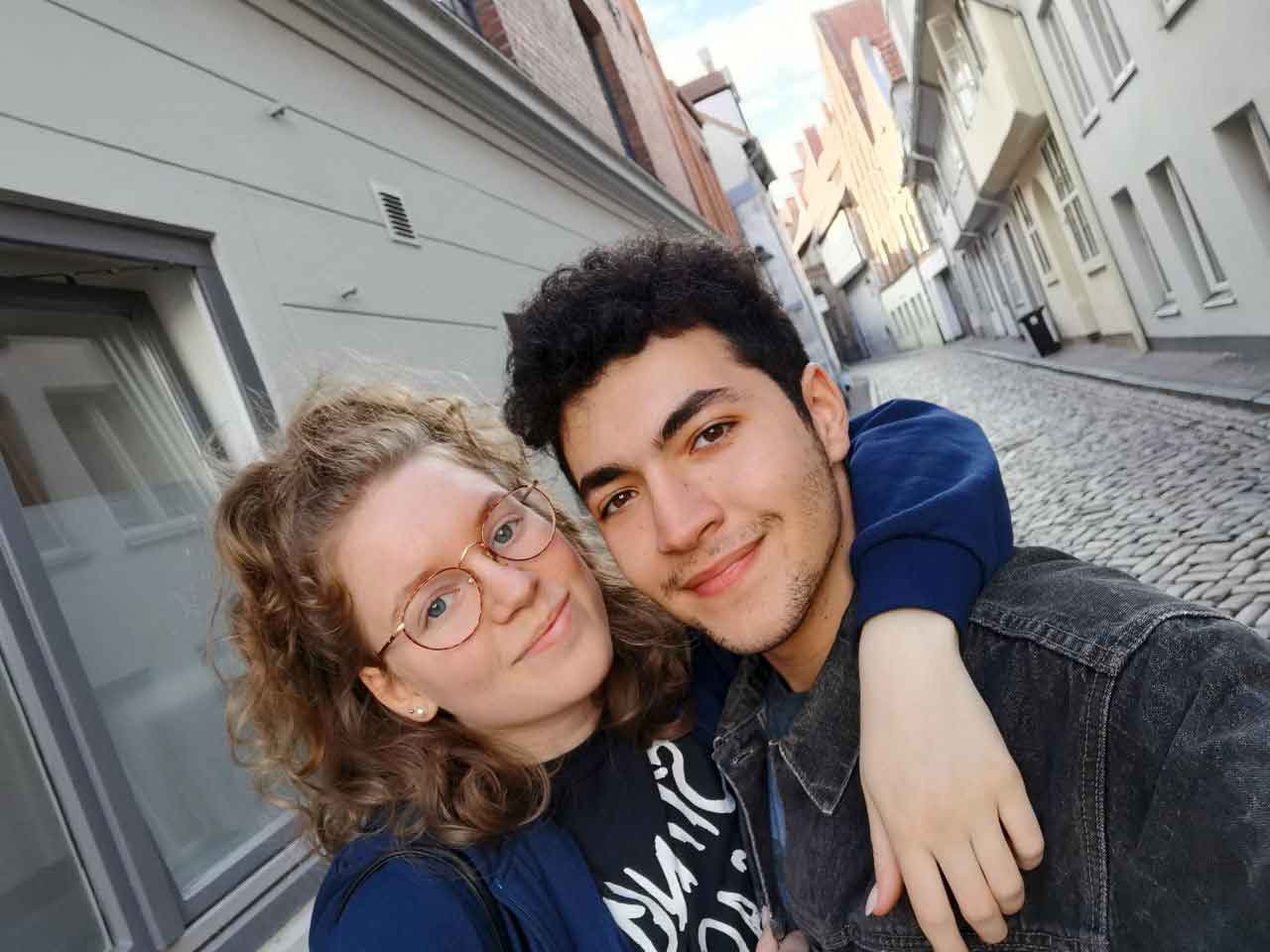Veronica und Hazem studieren in Bonn