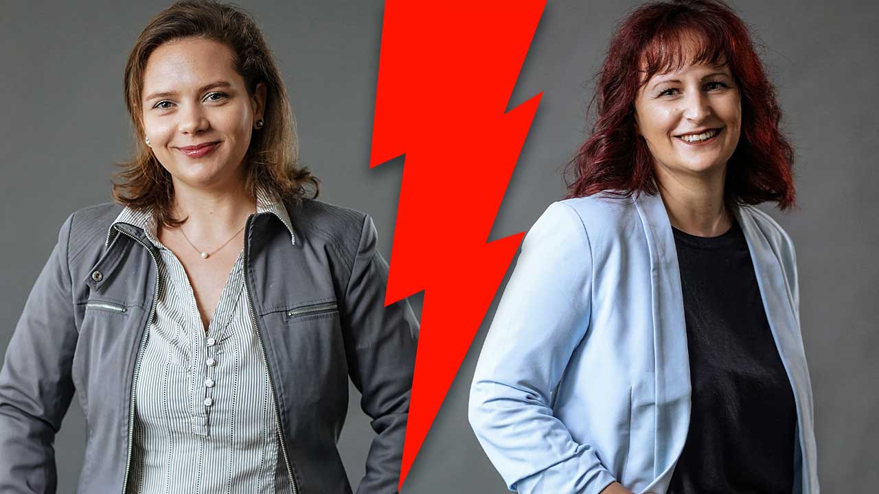 Esther und Stefanie kommen auf keinen gemeinsamen Nenner bei „Dinner for One“