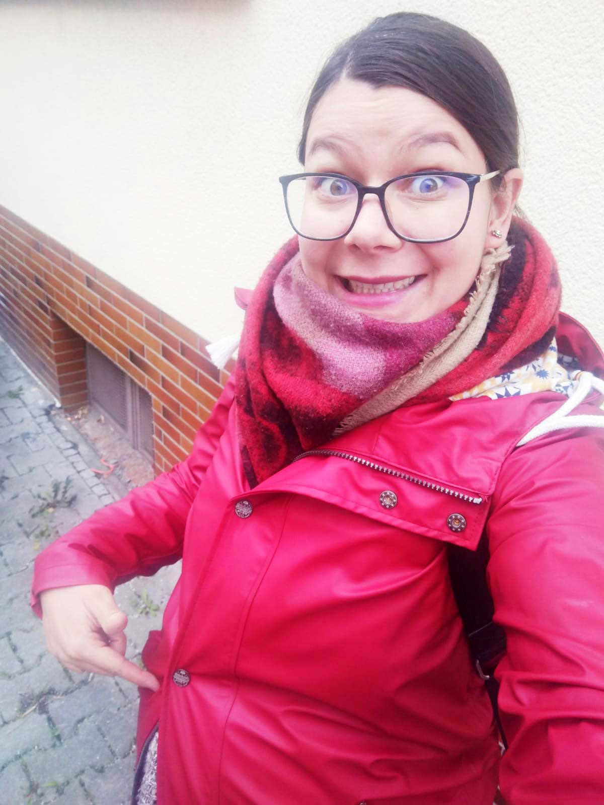 Die Regenjacke passt nicht mehr zu!