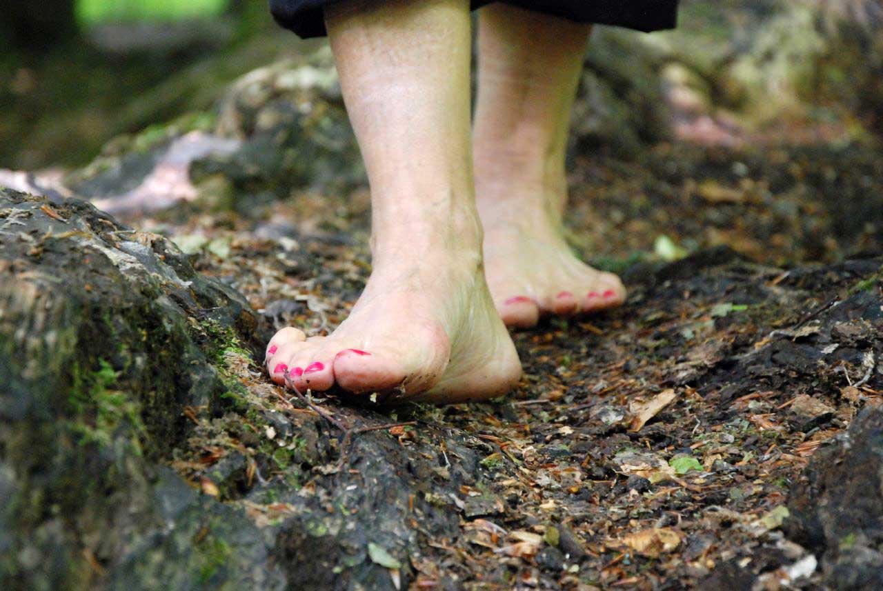 Waldbaden Füße