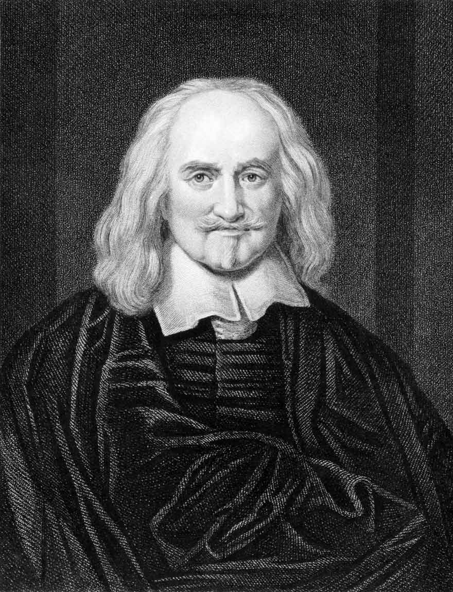 Historische Schwarz-Weiß-Darstellung eines Mannes mit langen, schulterlangen Haaren, markantem Schnurr- und Spitzbart sowie einem breiten weißen Kragen. Er trägt eine dunkle, zeitgenössische Kleidung und sitzt mit verschränkten Armen vor einem schraffierten Hintergrund. Die Darstellung ist als fein ausgearbeiteter Stich ausgeführt.
