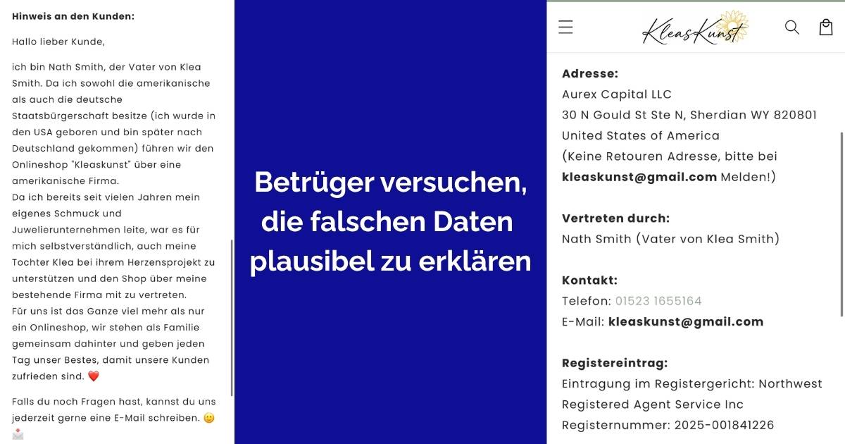 Impressum von Kleaskunst