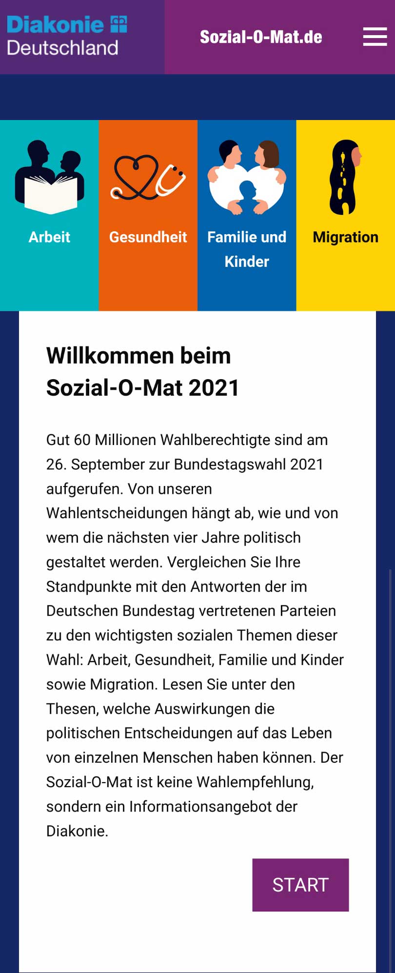 Sozial-O-Mat zur Bundestagswahl 2021