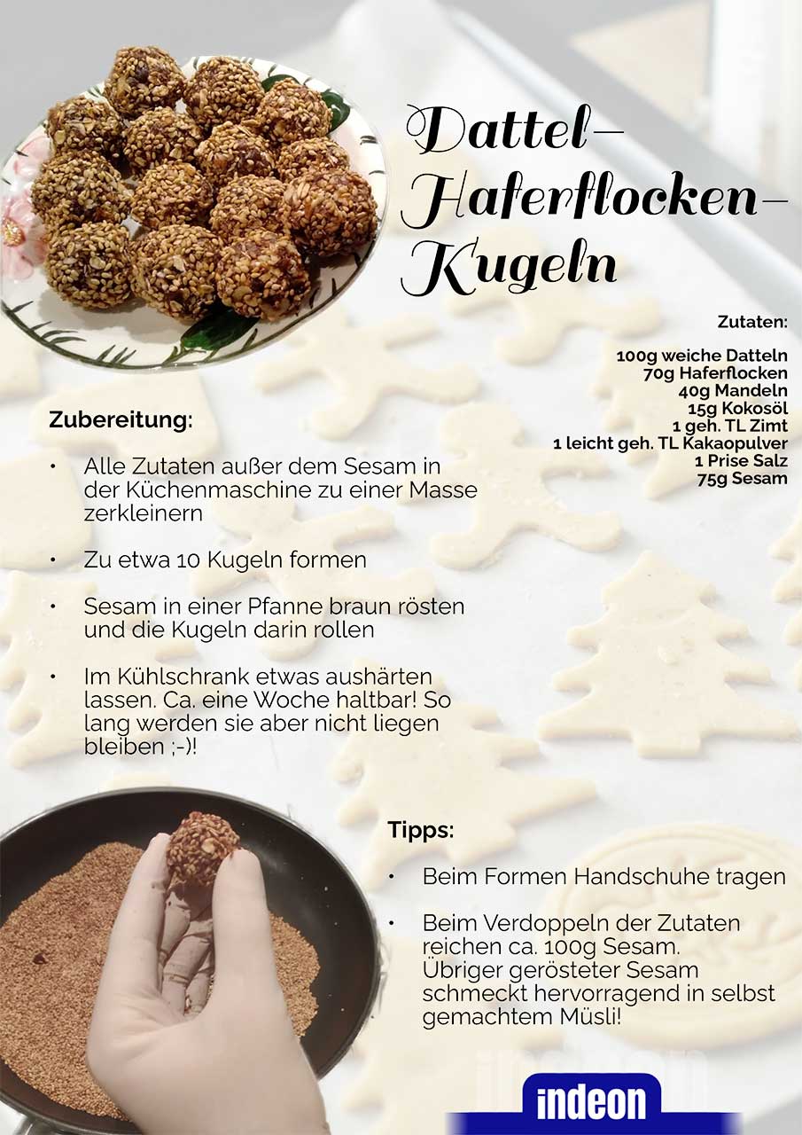 Rezept für Dattelkugeln