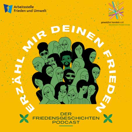 Logo Podcast „Erzähl mir DEINEN Frieden“