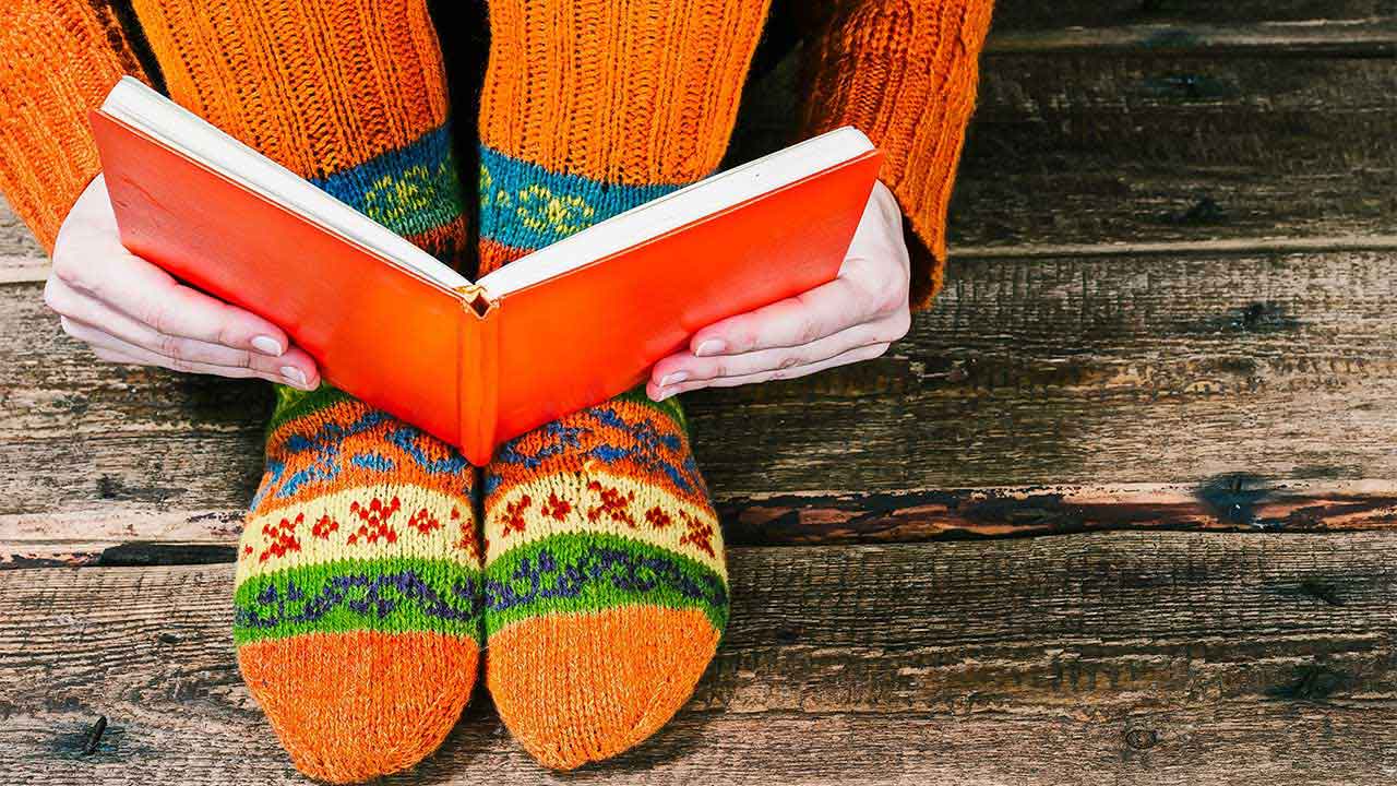 Bücher im Winter lesen