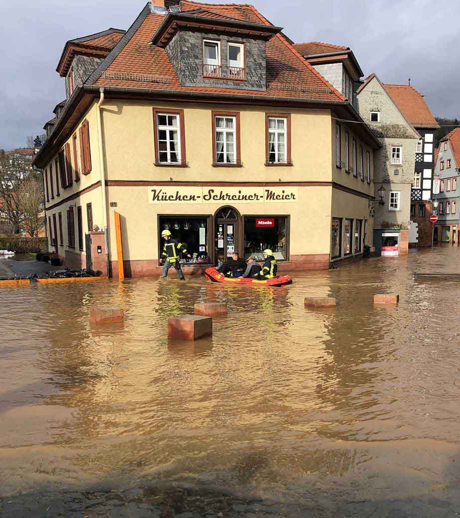 Hochwasser in Büdingen