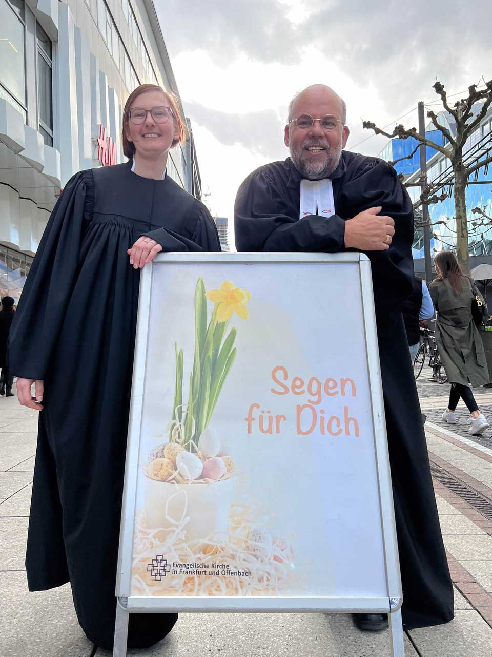 Ostersegen auf der Frankfurter Zeil