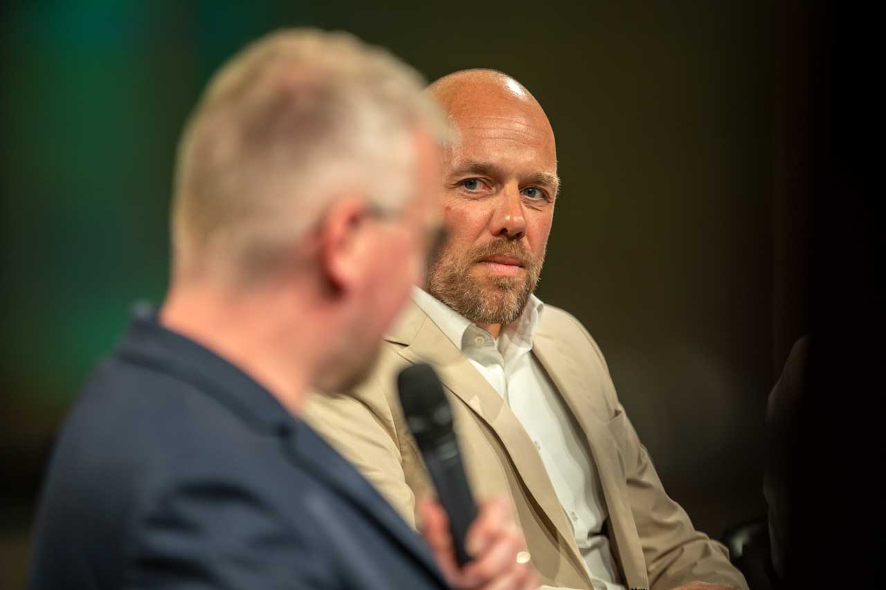 Holger Schwiewagner auf dem Podium