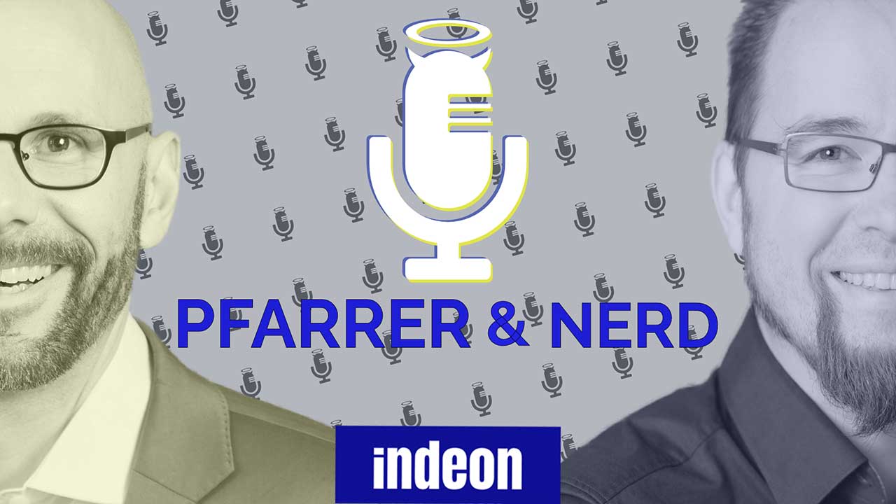 Pfarrer Martin und Nerd Seba in einem gemeinsamen Podcast