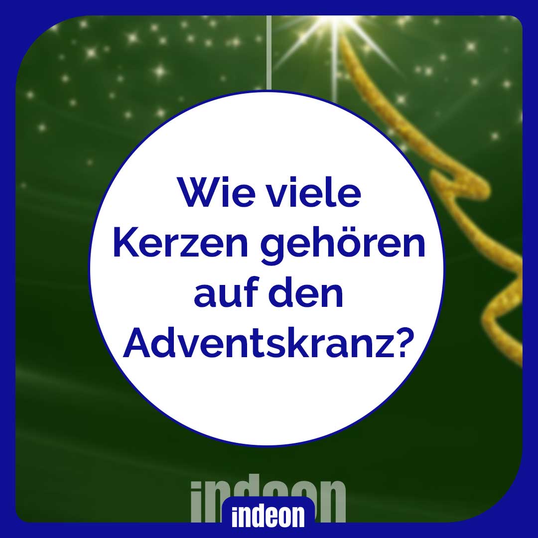 Wie viele Kerzen gehören auf den Adventskranz?