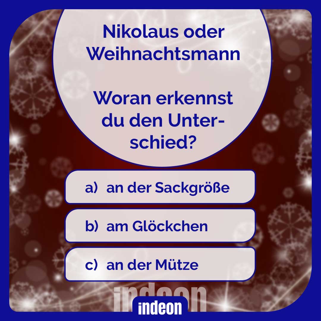 Nikolaus oder Weihnachtsmann: Woran erkennst du den Unterschied?