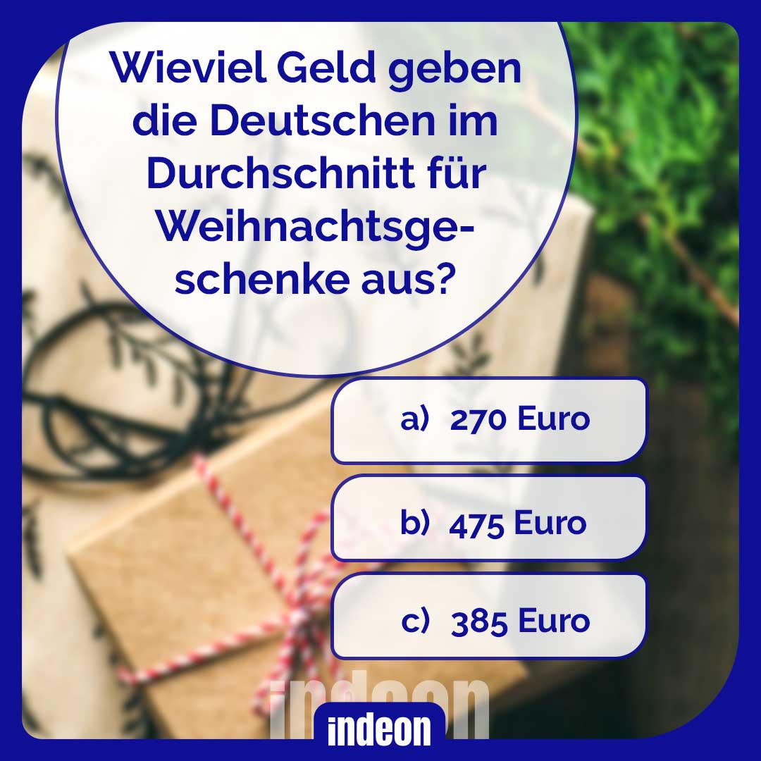 Wie viel Geld für Weihnachtsgeschenke?