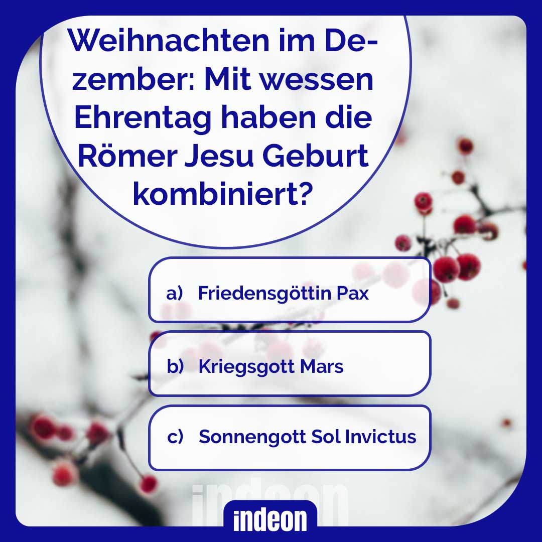 Warum feiern wir Weihnachten im Dezember?