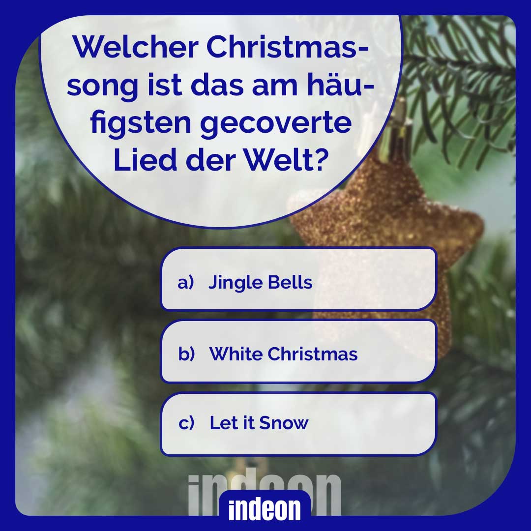 Welcher Christmassong ist das am häufigste gecoverte Lied der Welt?