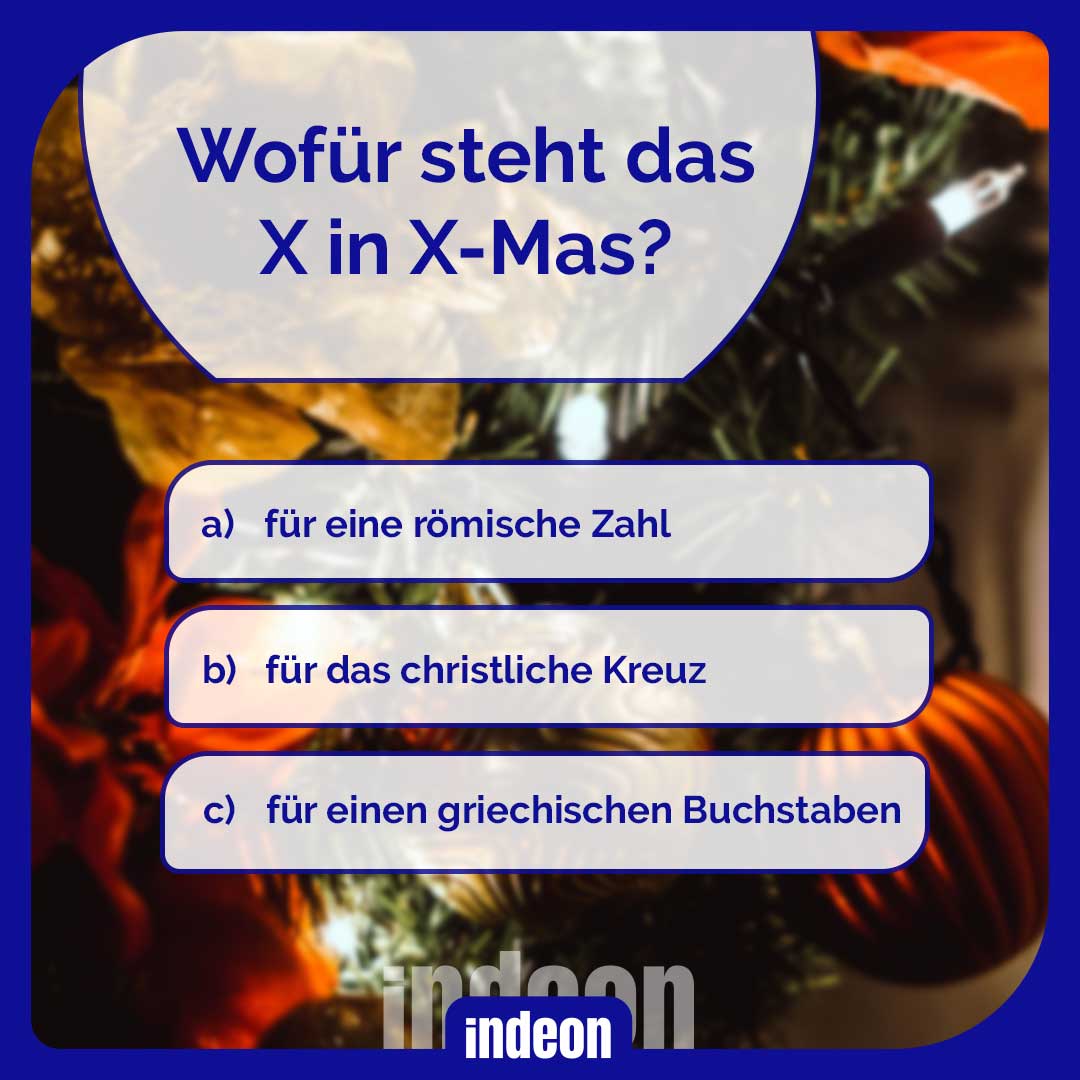 Wofür steht das X in X-Mas?