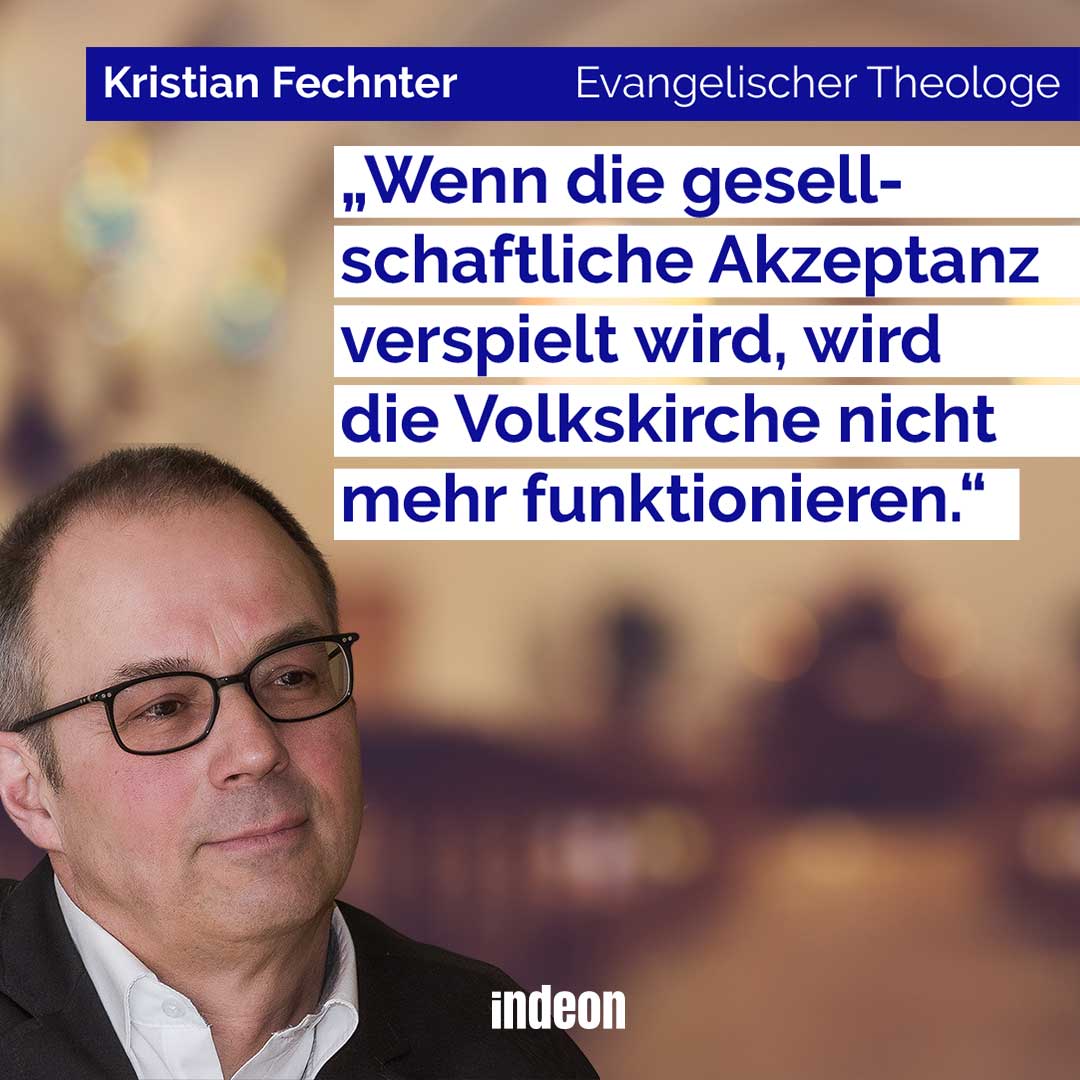 Theologe Fechtner zum Mitgliederschwund