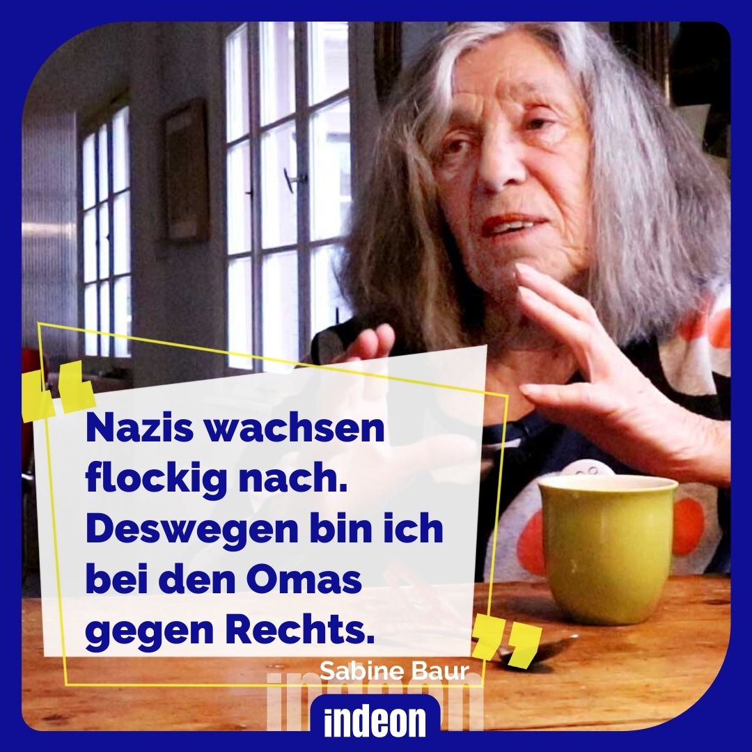 Sabine Baur von Omas gegen rechts