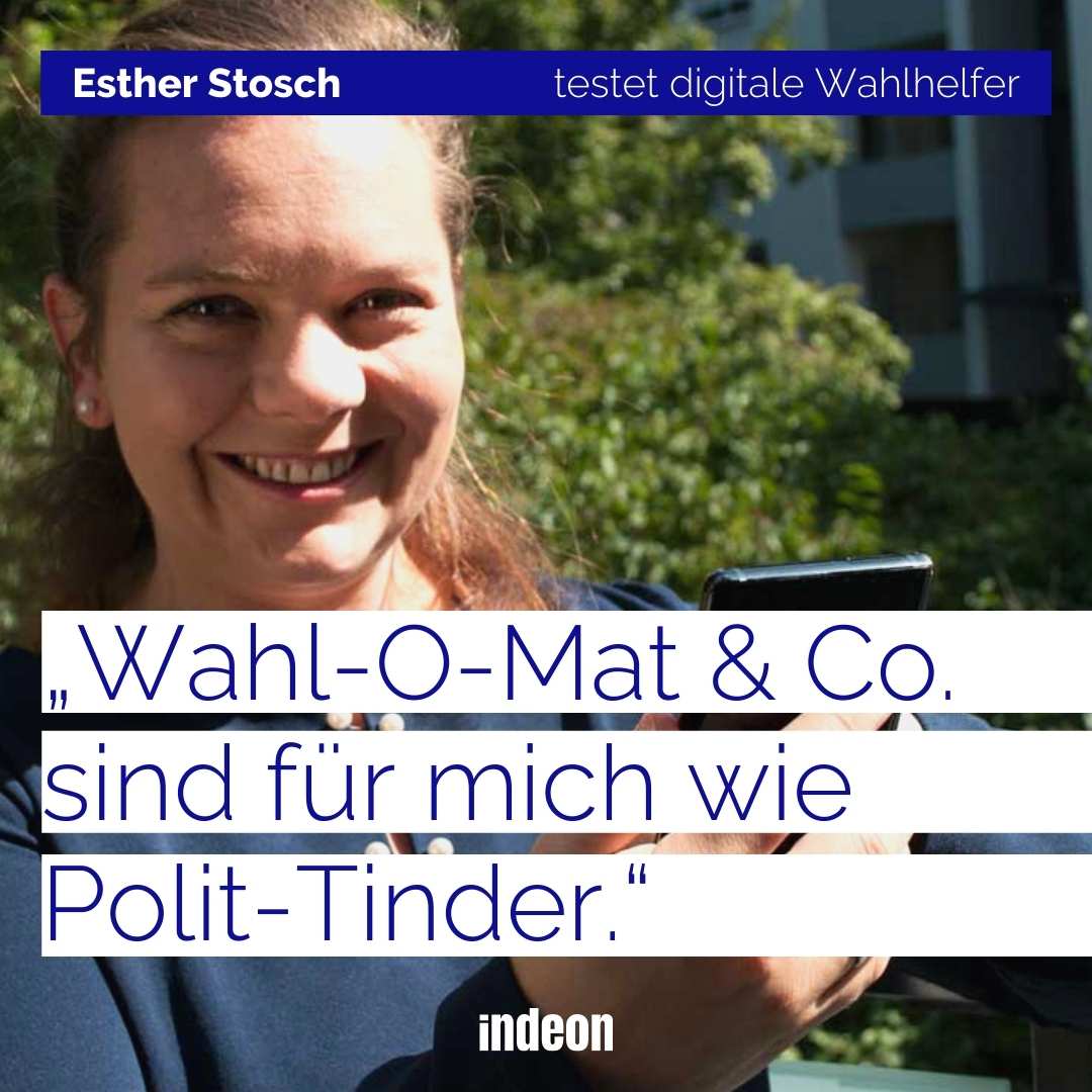 Esther testet digitale Wahlhelfer